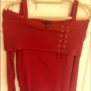 WHBM off shoulder Sweater Large